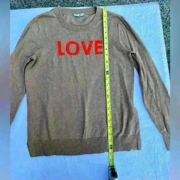 GAP - SMALL LOVE SWEATER - Beige with colorful LOVE - Picture 6 of 8